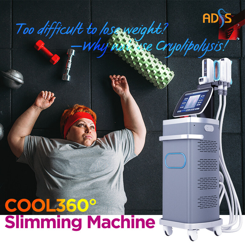 Four-handles Cryolipolysis Fat Loss Machine - ADSS Laser